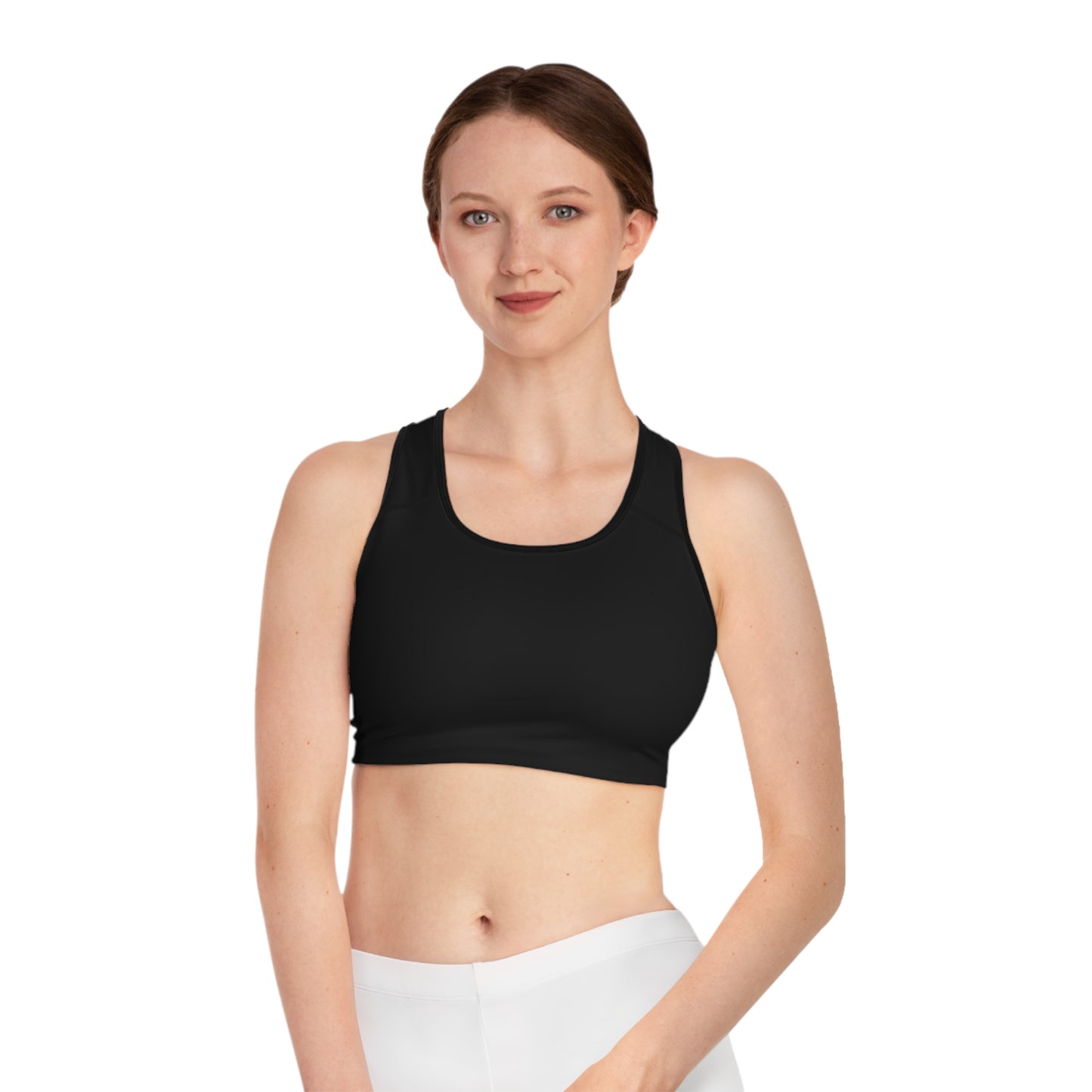 Women’s Sports Bra (Black) -  Supportive Activewear | Ljiljan Atletika