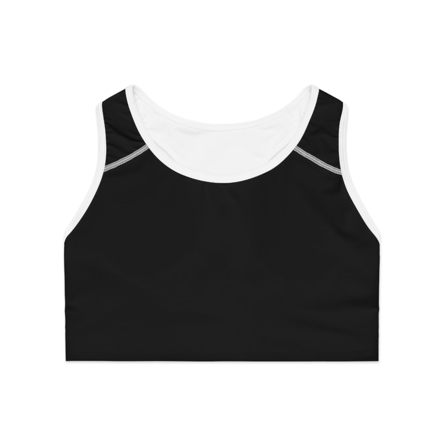 Women’s Sports Bra (Black) -  Supportive Activewear | Ljiljan Atletika
