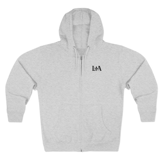 Unisex Midweight Zip Hoodie (Multi-Color) – Classic Full-Zip | Ljiljan Atletika