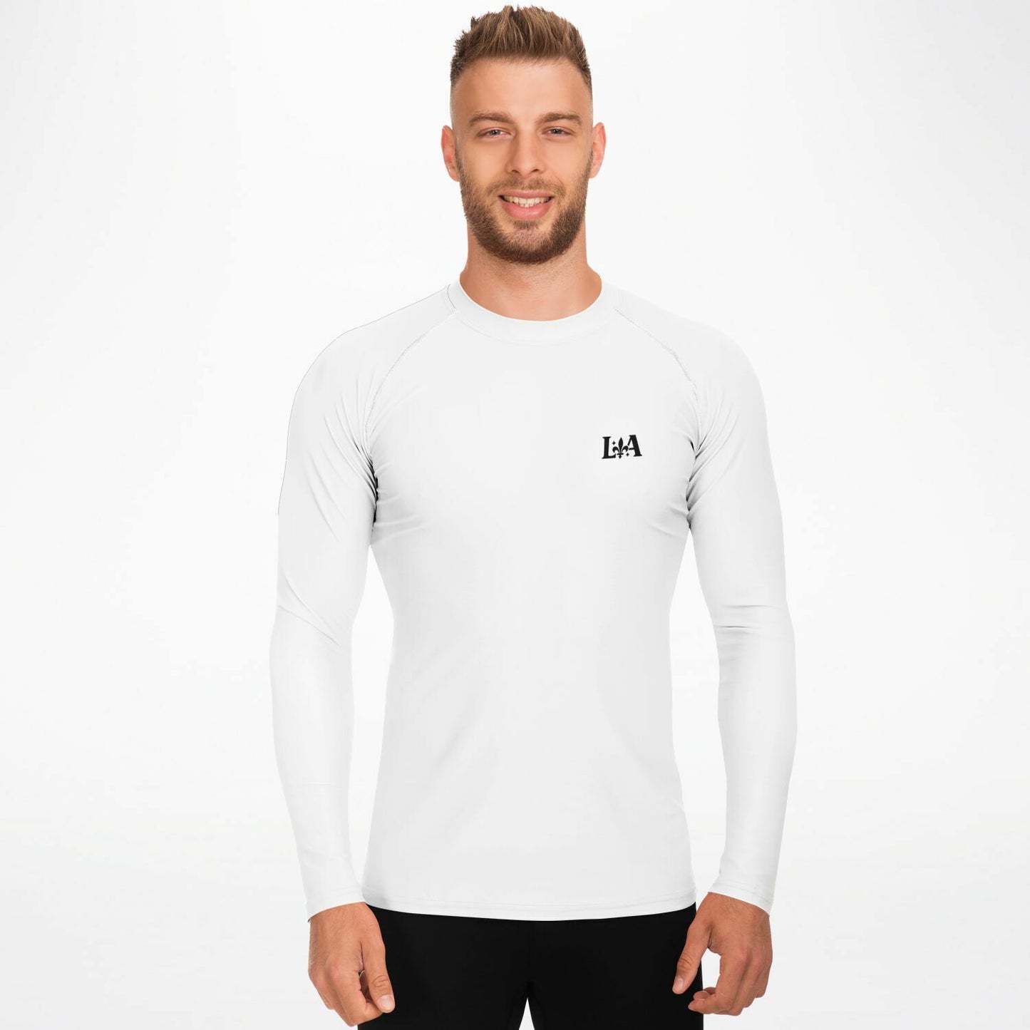 Men's Rashguard (White)  – BJJ & Surf Performance Top | Ljiljan Atletika