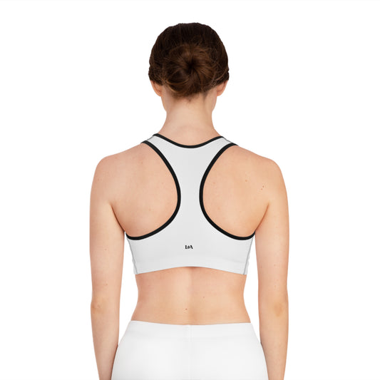 Women’s Sports Bra (White) - Supportive Activewear | Ljiljan Atletika