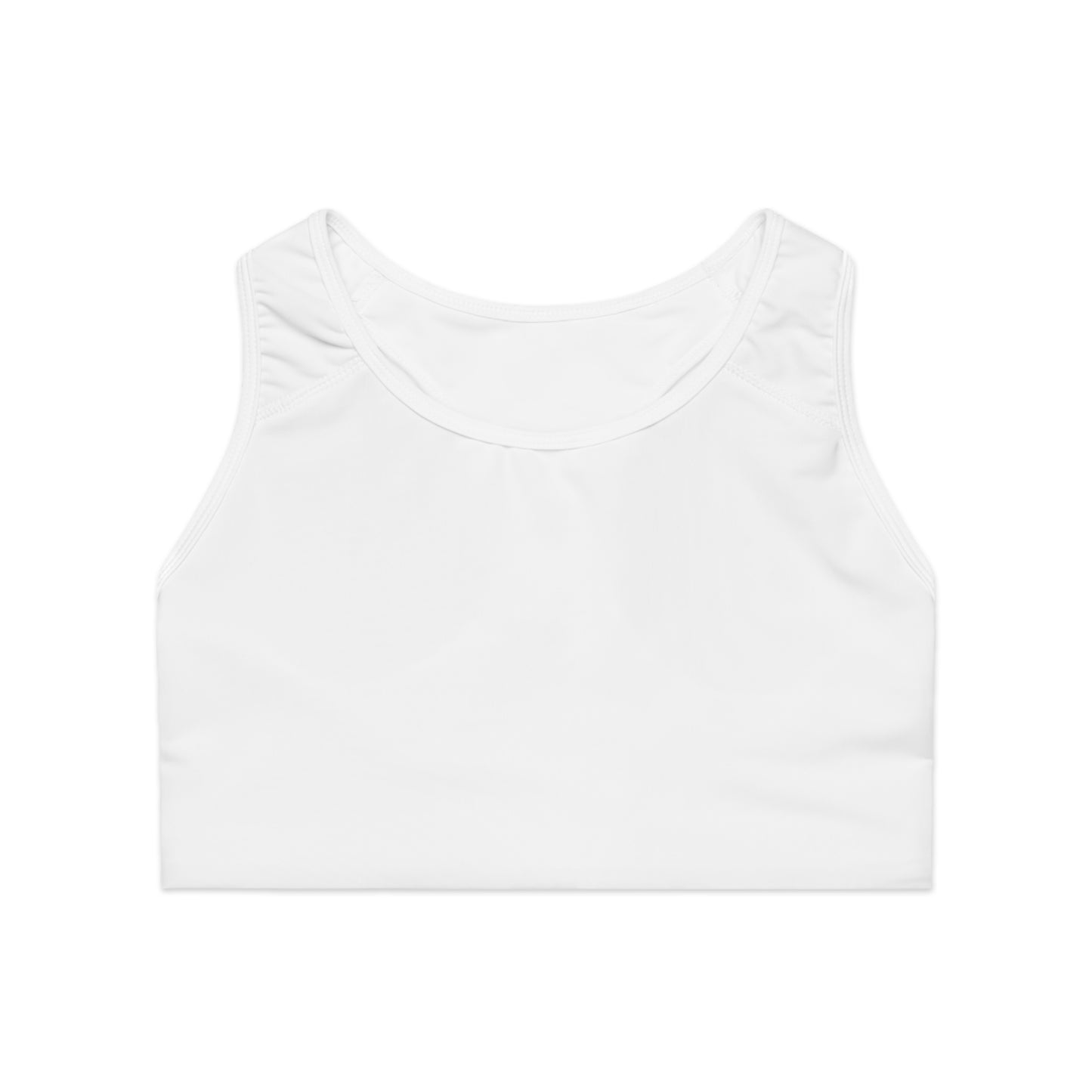 Women’s Sports Bra (White) - Supportive Activewear | Ljiljan Atletika