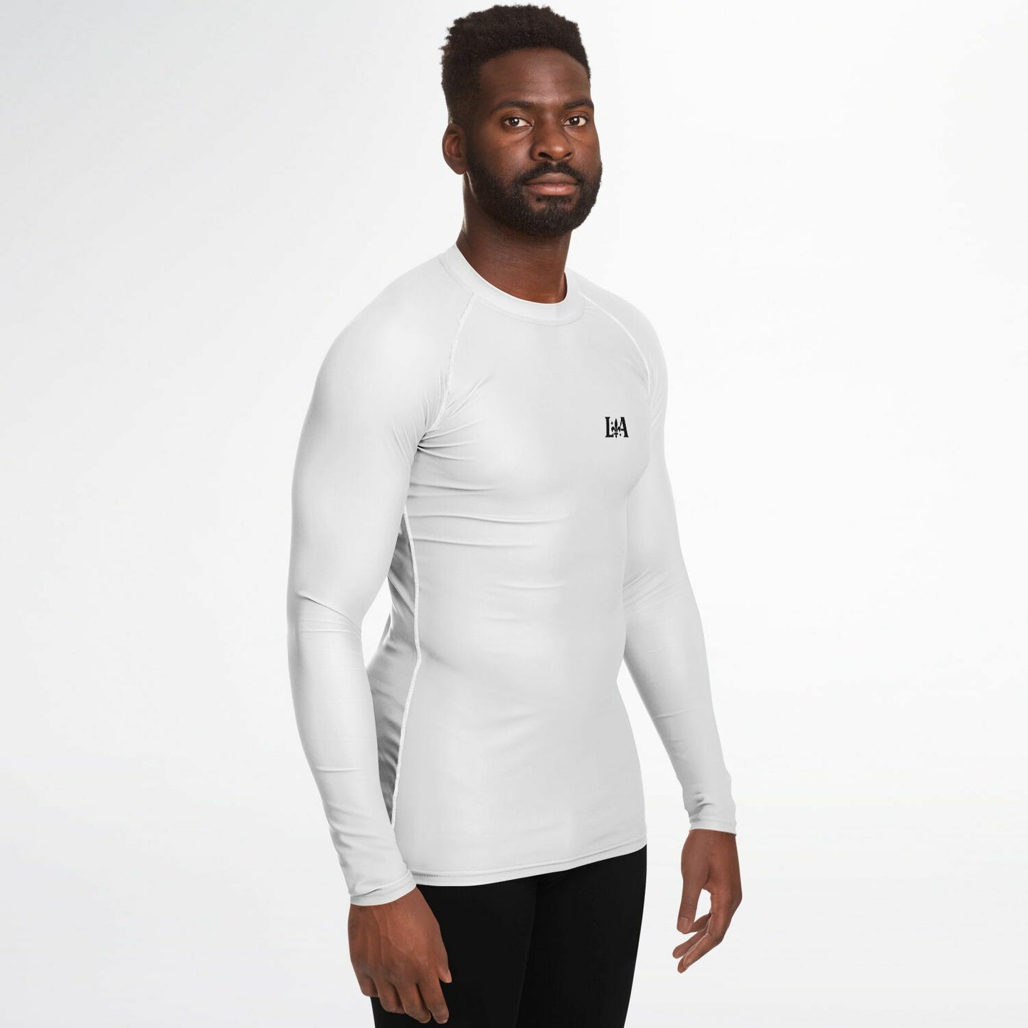 Men's Rashguard (White)  – BJJ & Surf Performance Top | Ljiljan Atletika