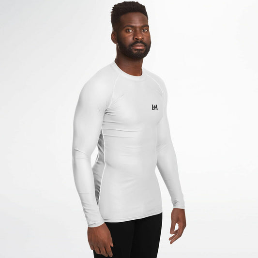 Men's Rashguard (White)  – BJJ & Surf Performance Top | Ljiljan Atletika