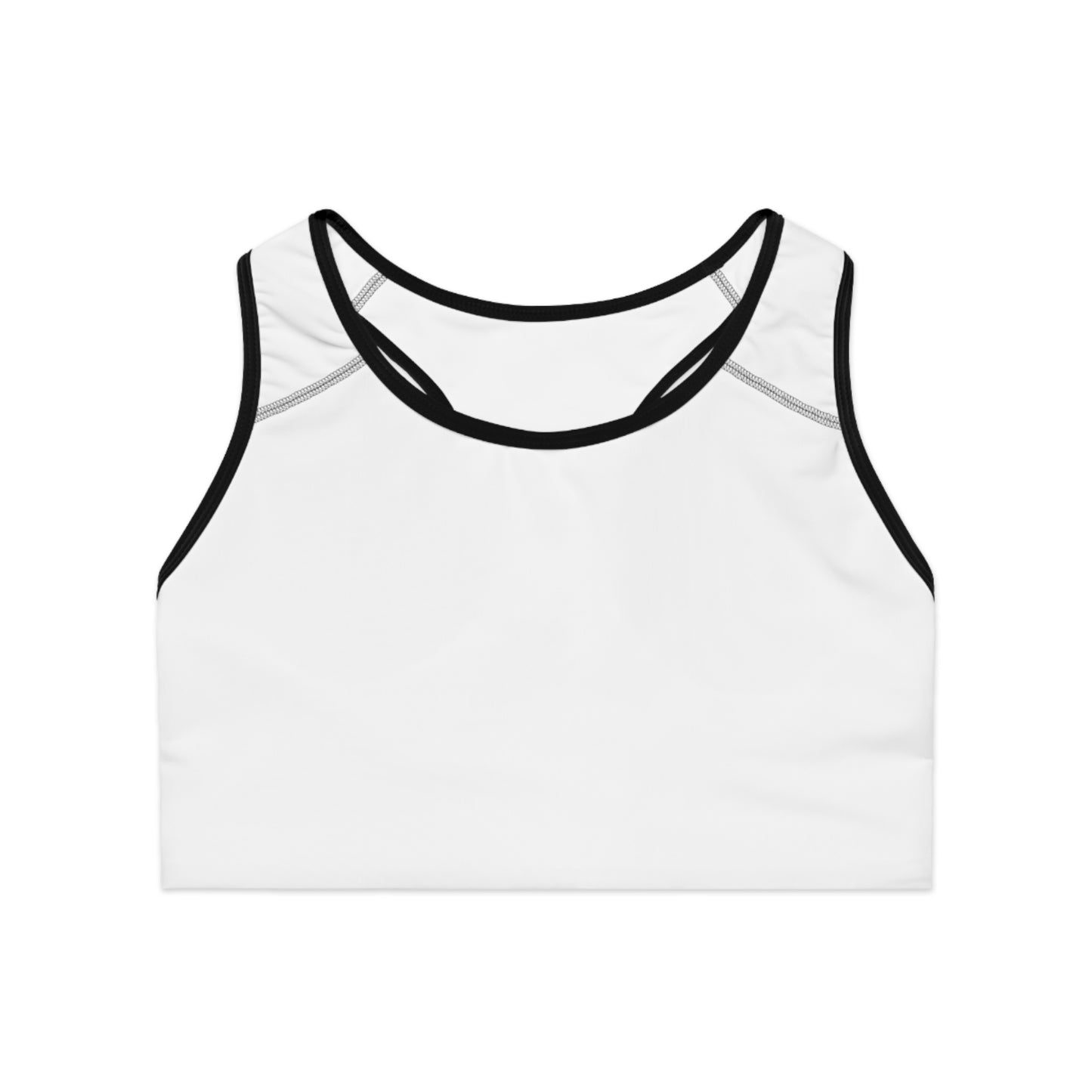 Women’s Sports Bra (White) - Supportive Activewear | Ljiljan Atletika