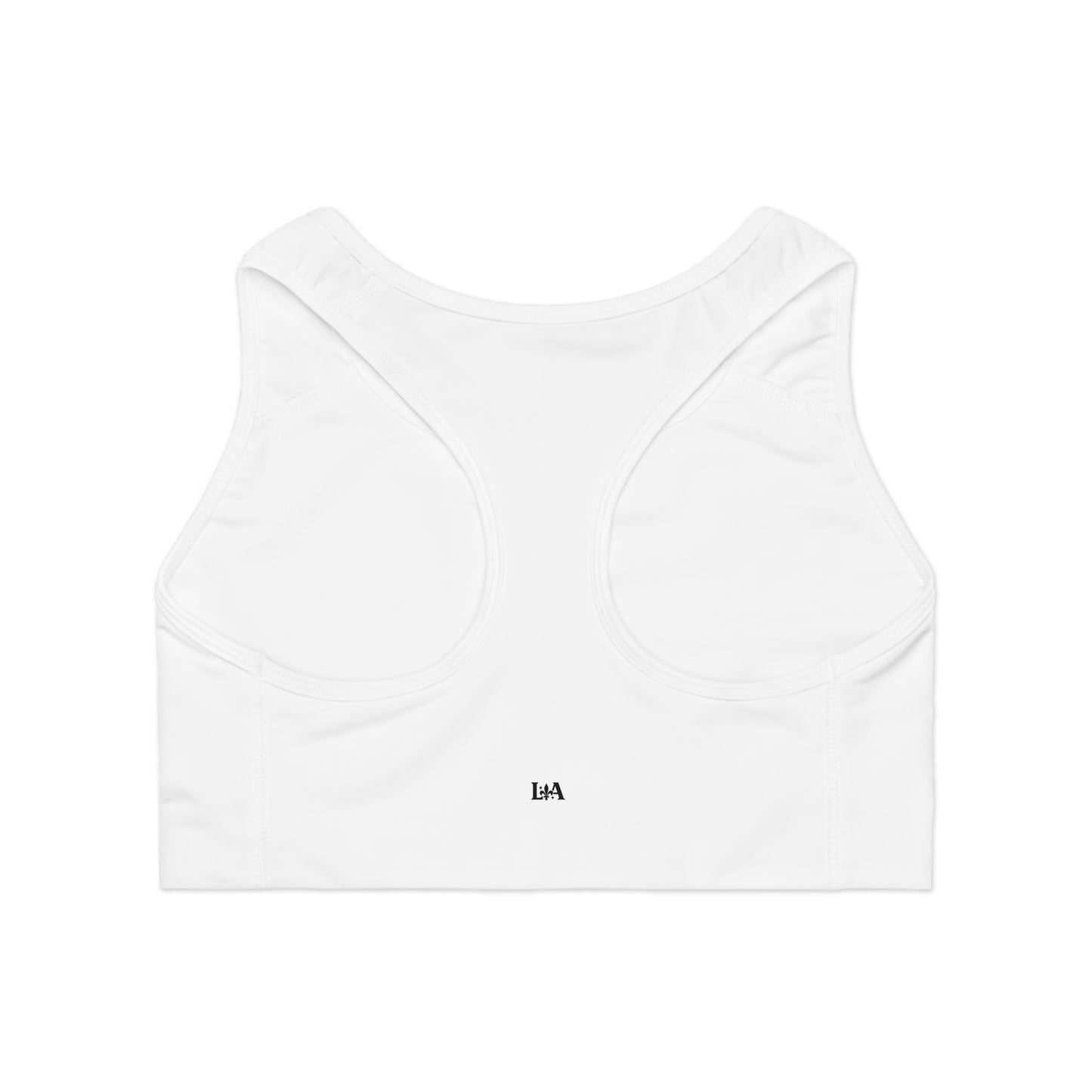 Women’s Sports Bra (White) - Supportive Activewear | Ljiljan Atletika