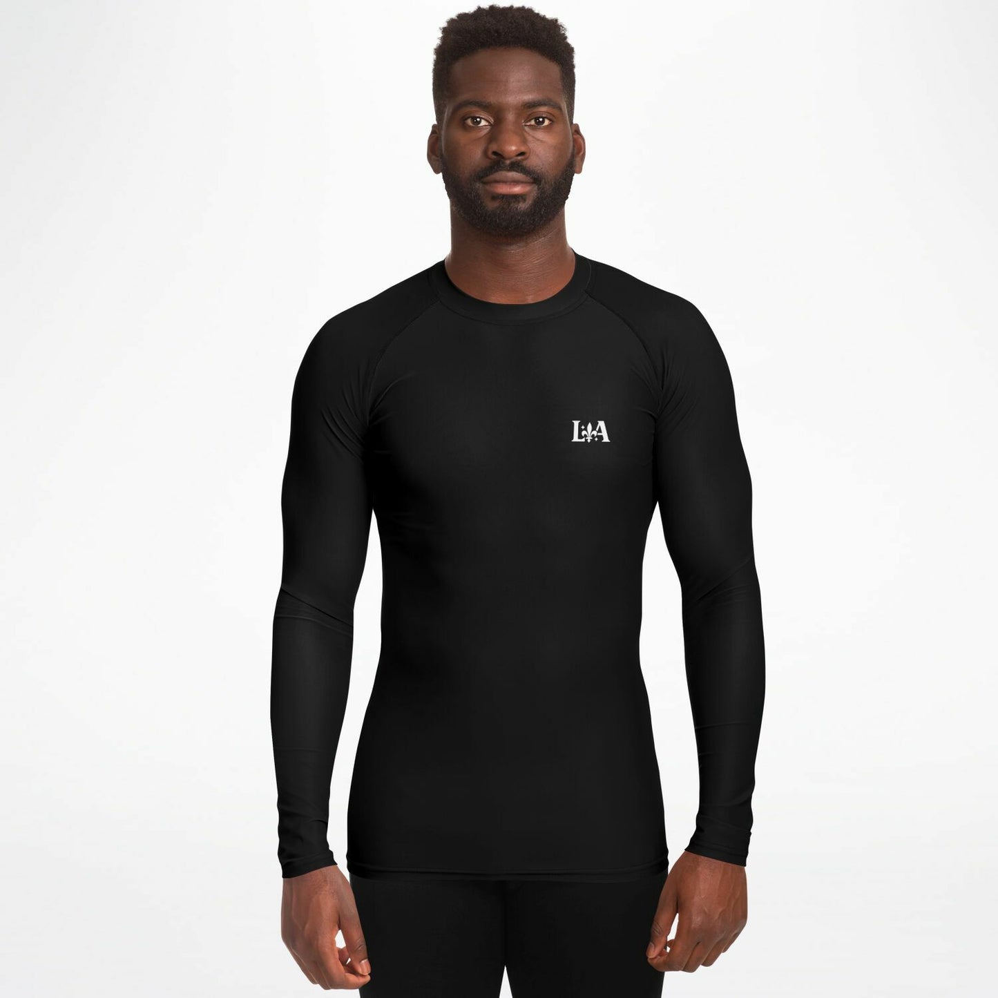 Men's Rashguard (Black)  – BJJ & Surf Performance Top | Ljiljan Atletika