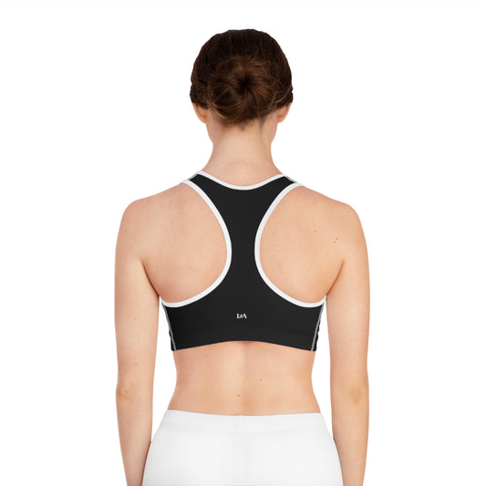Women’s Sports Bra (Black) -  Supportive Activewear | Ljiljan Atletika