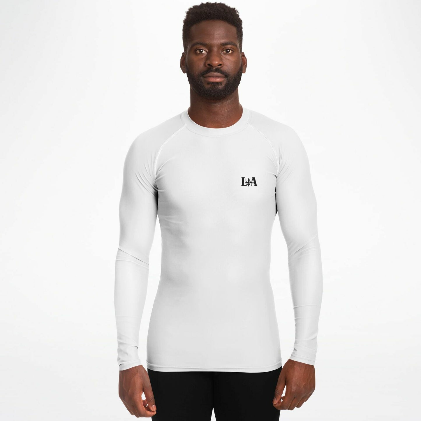 Men's Rashguard (White)  – BJJ & Surf Performance Top | Ljiljan Atletika