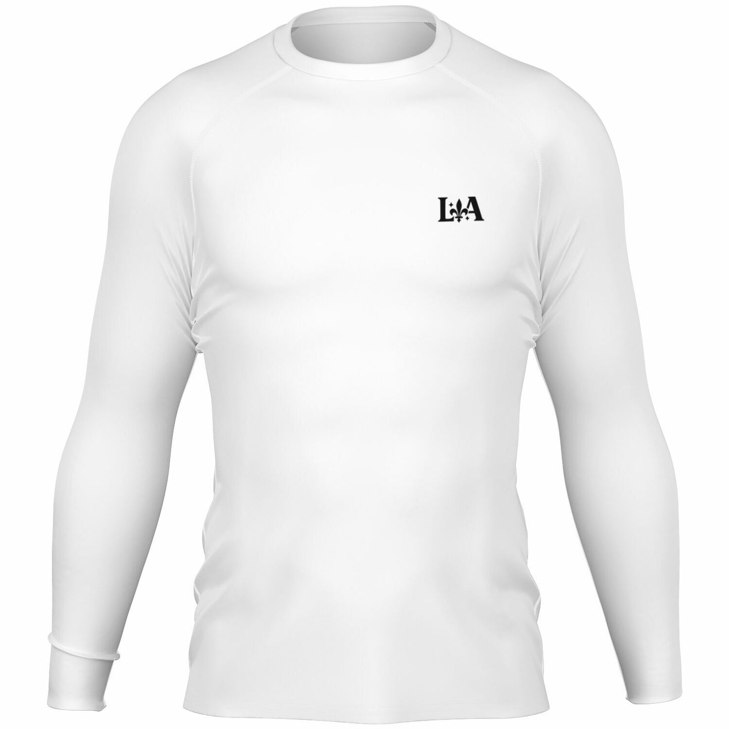 Men's Rashguard (White)  – BJJ & Surf Performance Top | Ljiljan Atletika