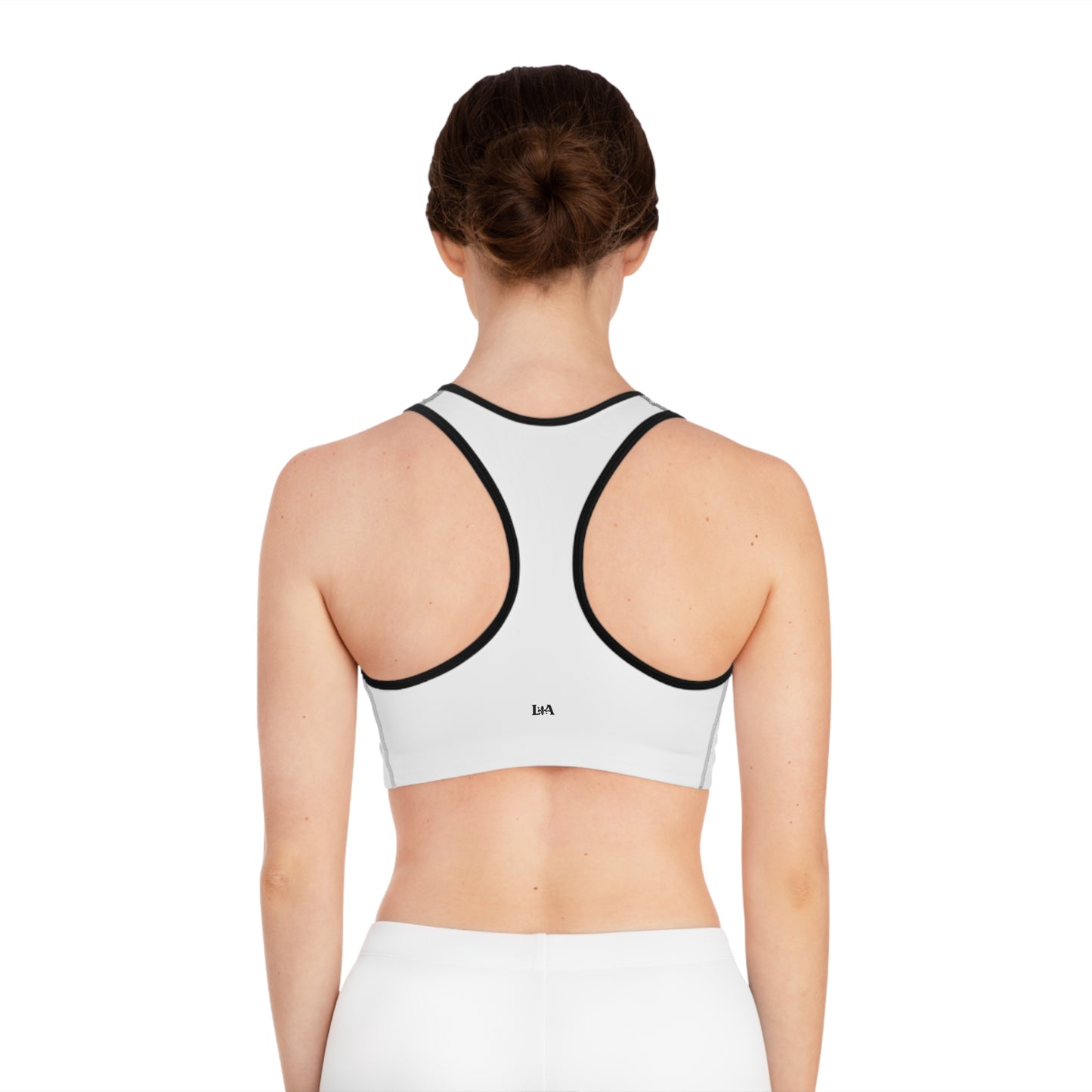 Women’s Sports Bra (White) - Supportive Activewear | Ljiljan Atletika