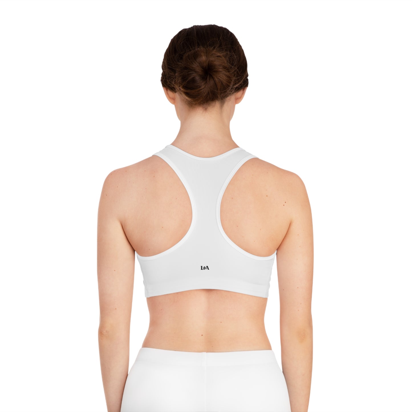 Women’s Sports Bra (White) - Supportive Activewear | Ljiljan Atletika