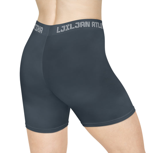 Women’s Lunar Slate Biker Shorts | Ljiljan Atletika