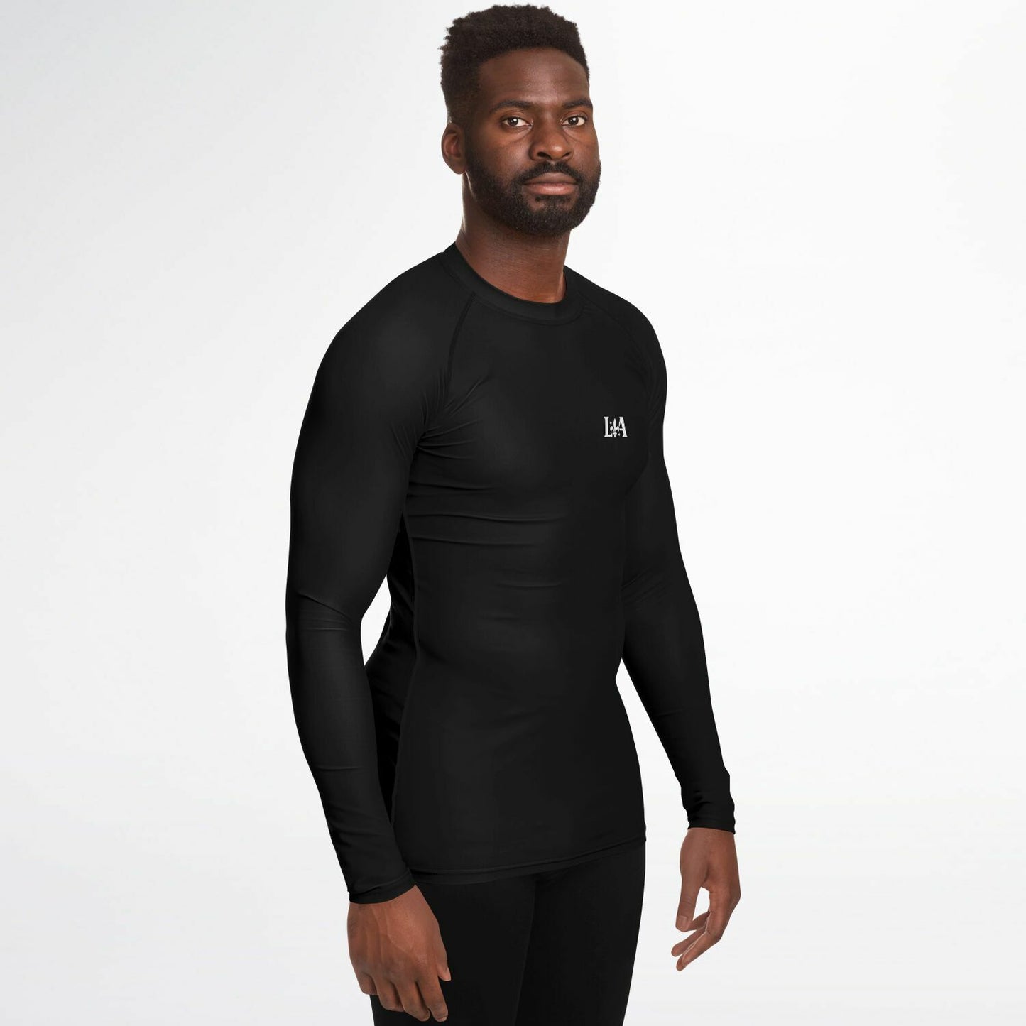 Men's Rashguard (Black)  – BJJ & Surf Performance Top | Ljiljan Atletika