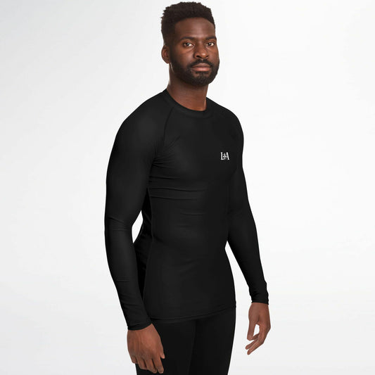 Men's Rashguard (Black)  – BJJ & Surf Performance Top | Ljiljan Atletika