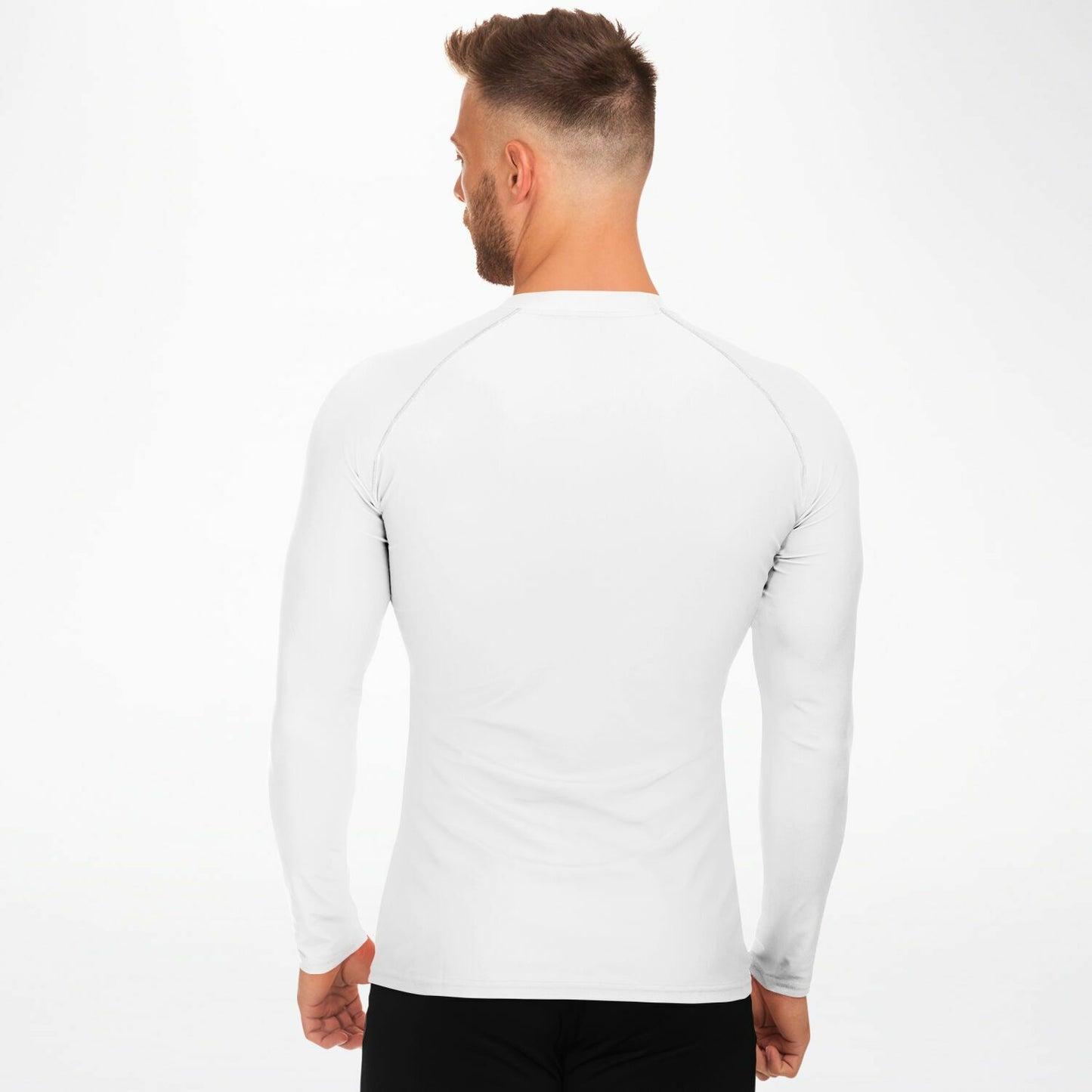 Men's Rashguard (White)  – BJJ & Surf Performance Top | Ljiljan Atletika