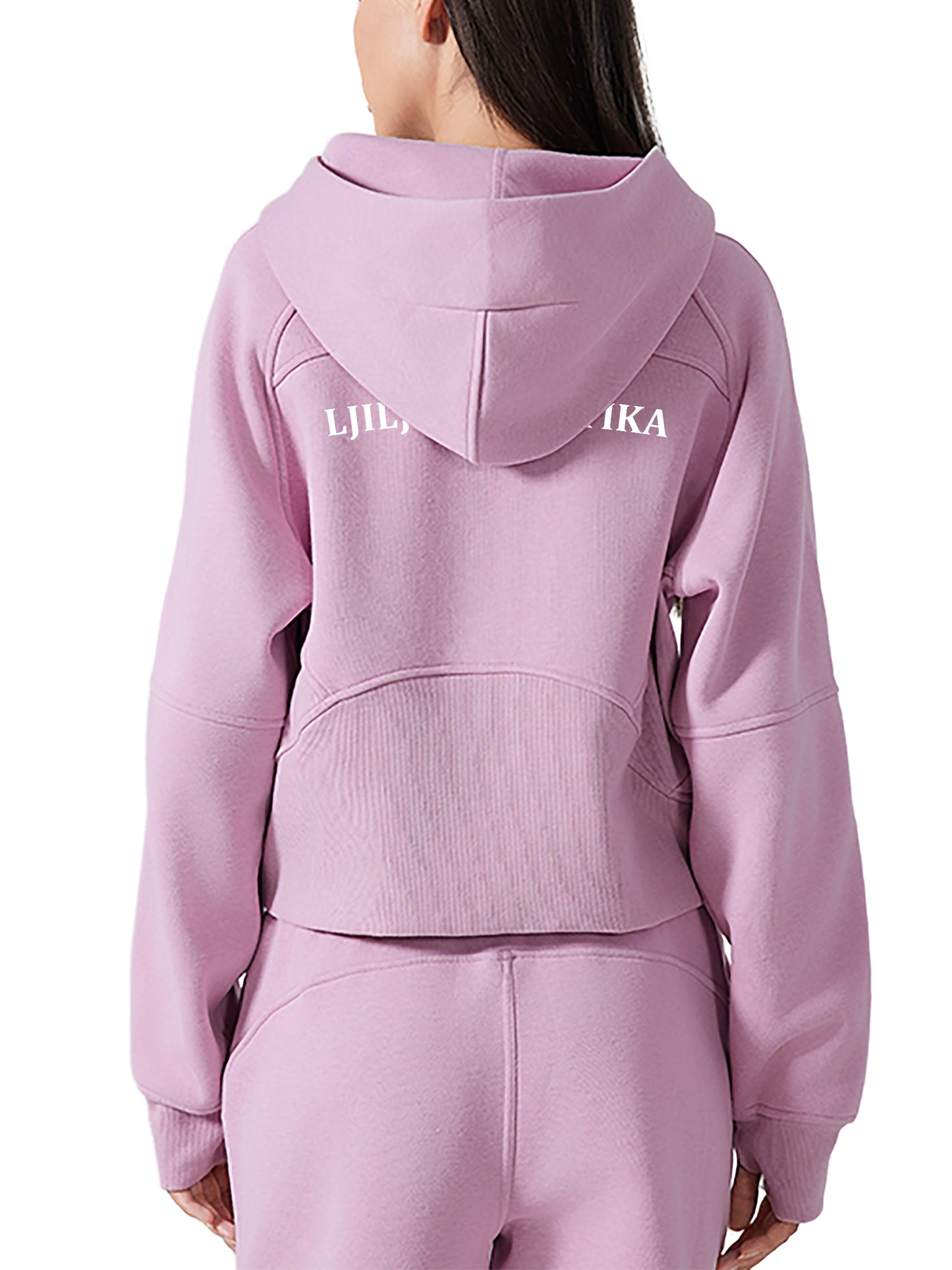 Women’s Cropped Half-Zip Hoodie (Multi-Color) | Ljiljan Atletika